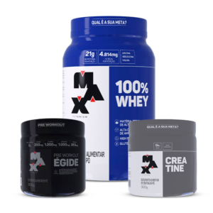 Kit Fabricio Pacholock:100% Whey 900G+ Égide 300G+Creatina 300G