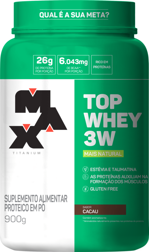 Top Whey 3W + Natural 900G